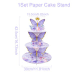 Butterfly Birthday Party Decoration  Butterfly Party Disposable Tableware Paper Cup Plate Birthday  Party