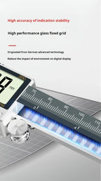 All-Metal IP54 Electronic Digital Display Vernier Calipers 0-150/200/300mm Stainless Steel HD Full Screen Caliper Measuring Tool