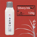 120ml Chinese Calligraphy Ink Colored Gold Silver Red White Vermilion Painting Brush Writing Brush Ink Artist Student Practice