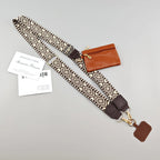 Adjustable 2-in-1 Crossbody Mobile Phone Lanyard Strap Anti-lost Cell Phone Case Rope With Universal Clip Zippered Coin Purse