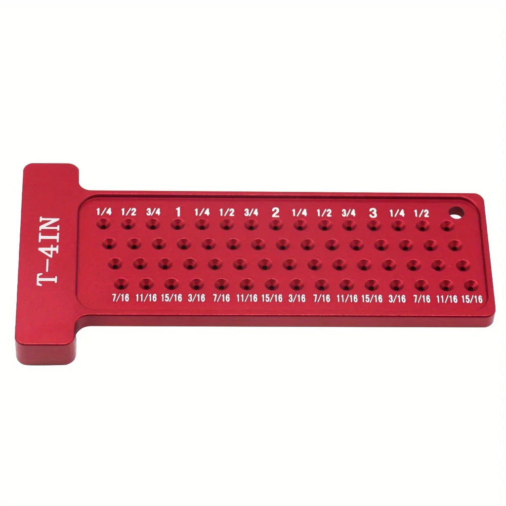 Aluminum T Square Marking Gauge Right Angle Protractor Dual Scale Woodworking Carpenter Layout Scribing Ruler