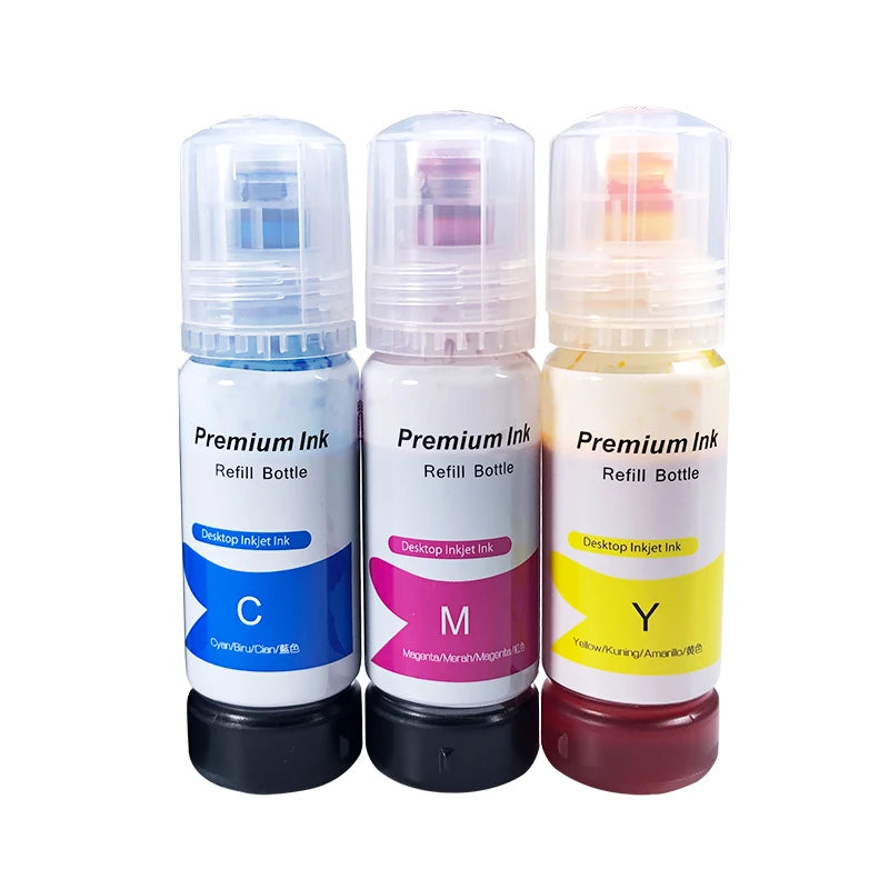L3250 Refill Dye Ink 103 544 For Epson EcoTank I3150 3250 ET-2710 2711 2712 2714 2715 2720 2726 Inkjet Printer