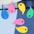 Portable Plastic Letter Opener Cutting Supplies Box Opener Keychain Slicer Unpacking Knife Mini Safety Package Cutter Tool