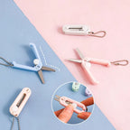 Portable Scissors For Office Students Mini Stainless Scissors Folding Scissors Multifunctional