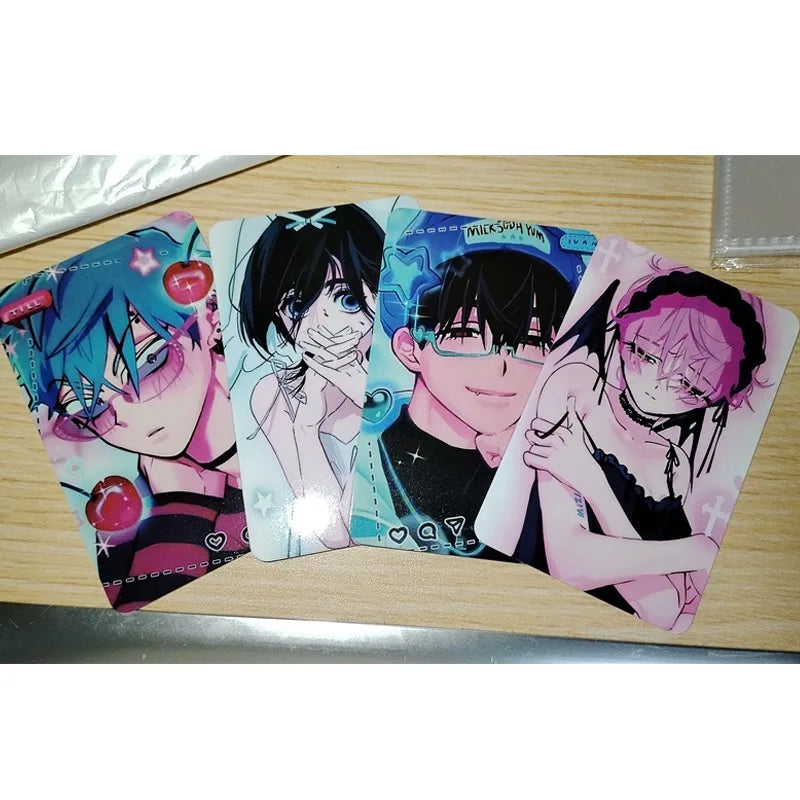 4Pcs/Pack High Guality Alien Stage TV Merch Fans Collection Character Cards Ivan Till Sua Mizi Valentine's Day Gift