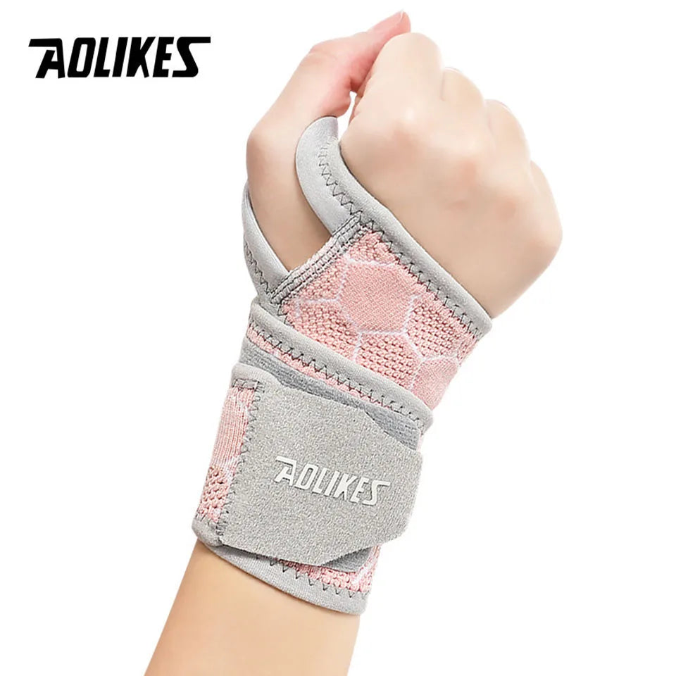 AOLIKES 1PCS New Wrist Brace for Carpal Tunnel Relief Light Support - Compression Wrist Support,Wrist Guards Fit Right Left Hand