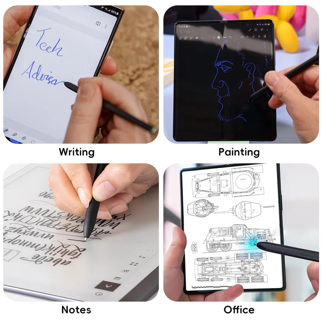 GUUGEI Replacable Pencil Nib for Samsung Tablet S6 Lite S7 S9 Note10/20 Titanium Alloy Touch Stylus S Pen Tip Wear Resistant