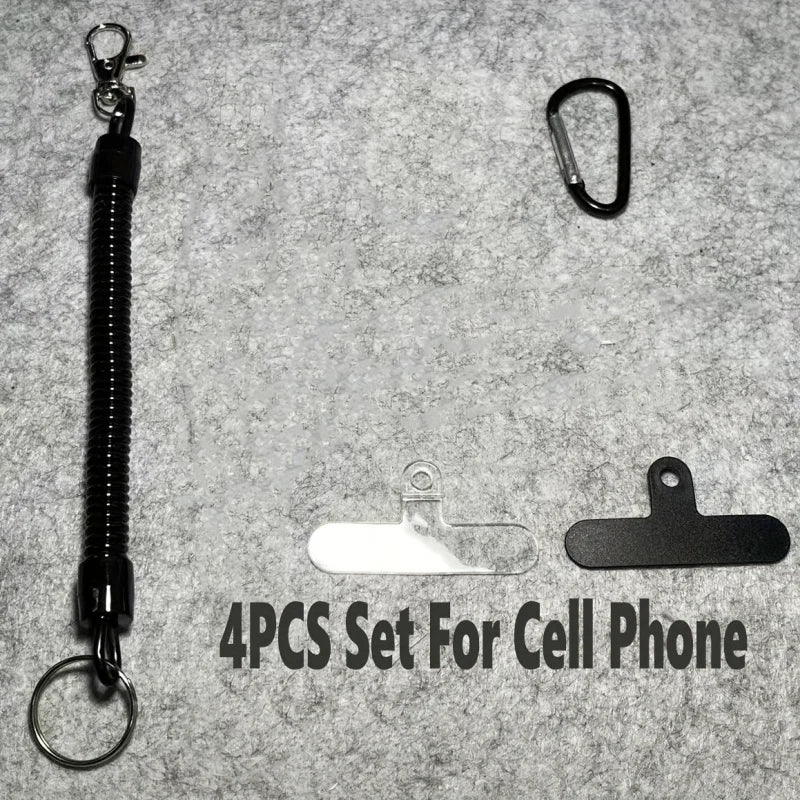 Phone Tether Lanyard Anti Theft Phone Strap With Carabiner Protective Outdoor Skiing Hiking Cycling Fishing Climbing.