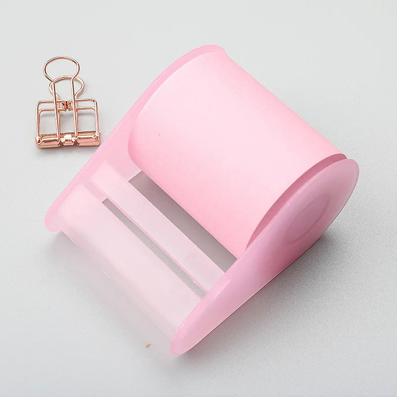 Creative Tape-Style Sticky Notes Tearable Replaceable Paper Core 8m Durable Strong Viscosity for Office And School Supplies