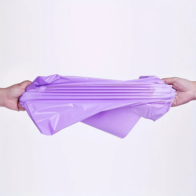 100Pcs Purple Courier Envelope Shipping Packaging Bags Poly Mailer Bag Waterproof Storage Bag Self Adhesive Seal Plastic Packagi