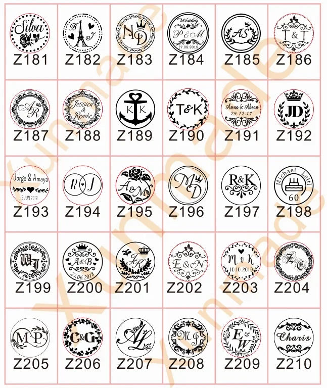 Customize Embossing Stamp Wedding Monogram Embosser Stamp,Personalized 2 initials Embosser Stamp,Wedding gift,hand held embosser