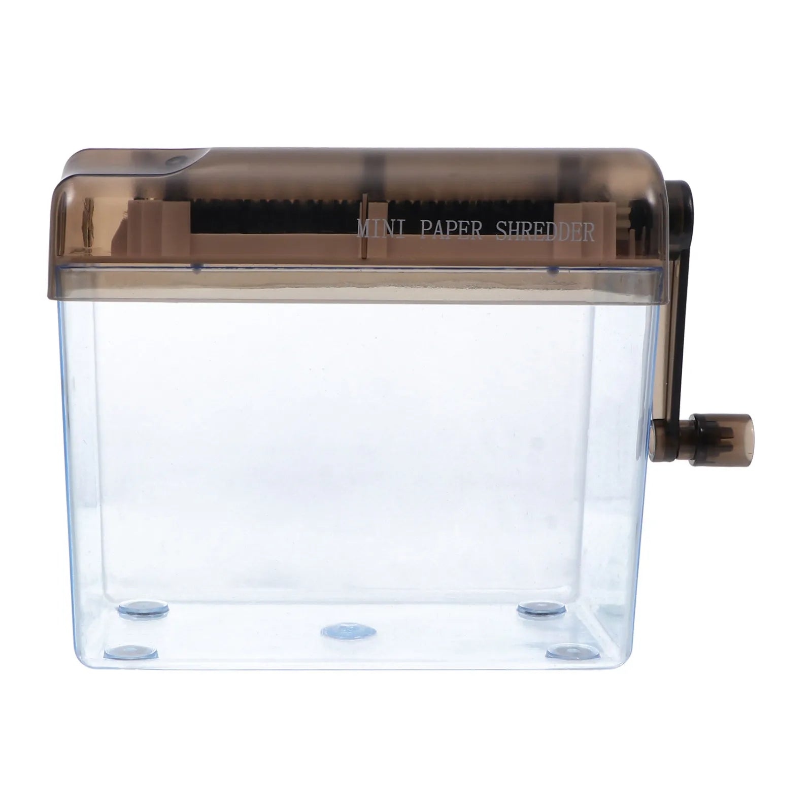 Mini Paper Shredder Manual Hand Shredder for A4 Paper Documents Desktop Cutter Strip Document Cutting Tool for Office Home Use