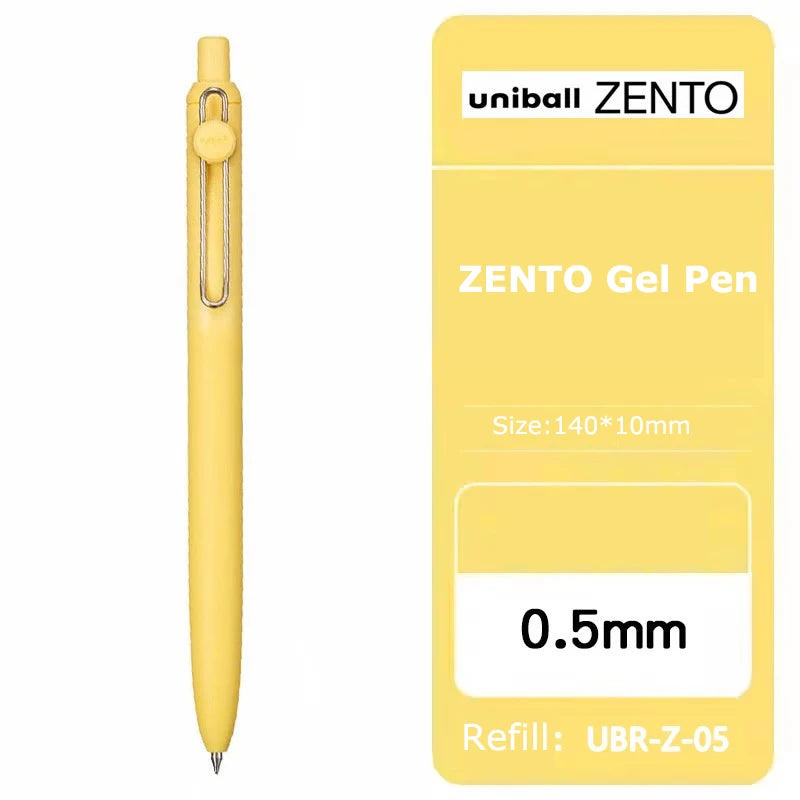uniball ZENTO Standard 0.38/0.5mm Gel Pens,Water-Based Smooth Writing Roller Ball Pens Fit for a variety of occasions Stationery