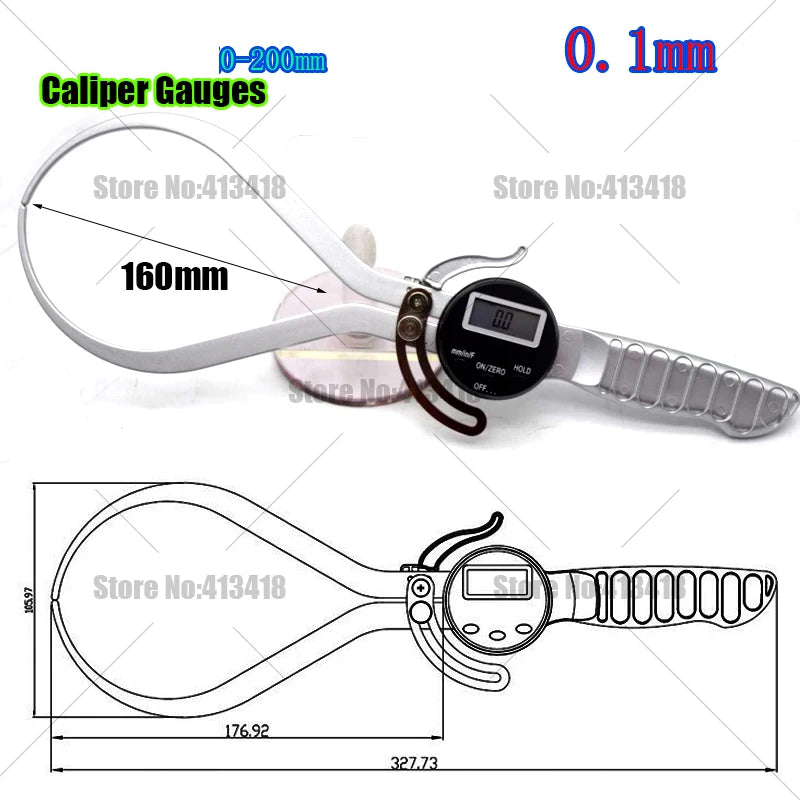 0-6inch 0-8inch External digital caliper 0-150mm. Outside caliper. Caliper gauge sheet Thickness Gauge Power 0.5-8.5Inch