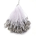 20/100Pcs Lobster Clasp Lanyard Strap Cord Mobile Phone Lanyard Polyester Key Chain Cords Charms Keyring For DIY Jewelry Making
