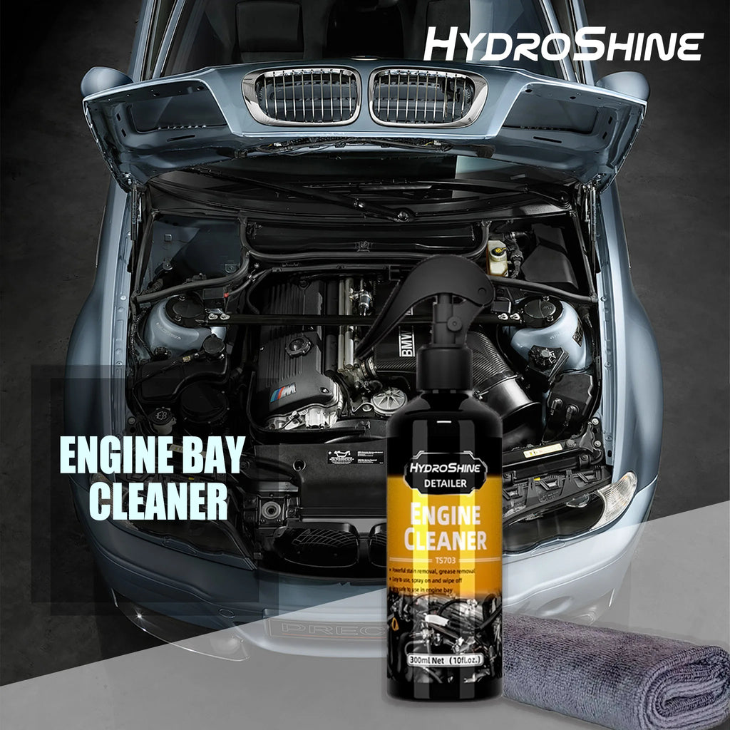 Hydroshine Engine Bay Cleaner Care  Heavy Oil Dust Clean Spray for Car Engine Powerful Decontamination Compartment Cleaning Tool