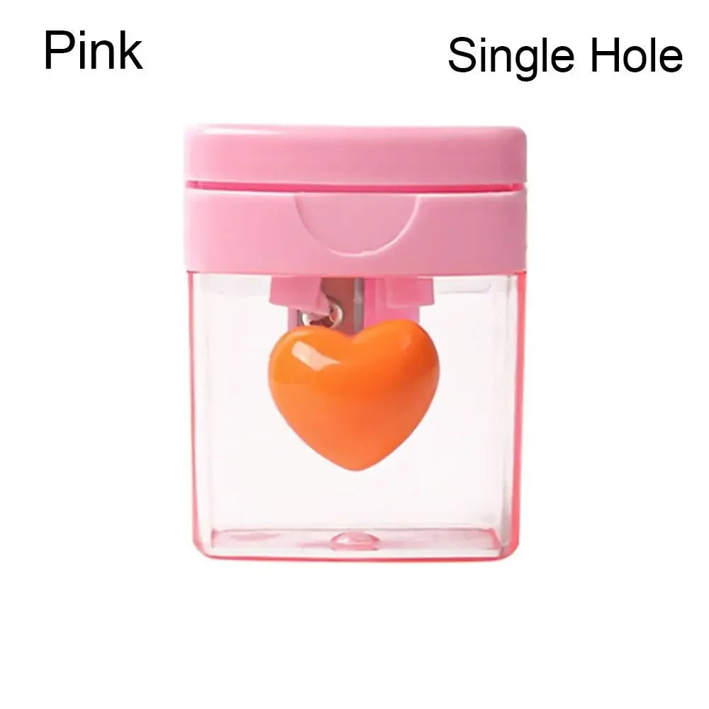 Cartoon Dinosaur Pencil Sharpener Hand-cranked Mechanical Tool Automatically Enters Lead Anti Sticking Lead Office Gift Student