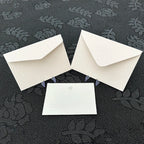 30pcs/lot Thickened Linen Texture Pattern 17.5x12.5cm White Envelope Retro for Invitations Postcards Wedding Business Letters