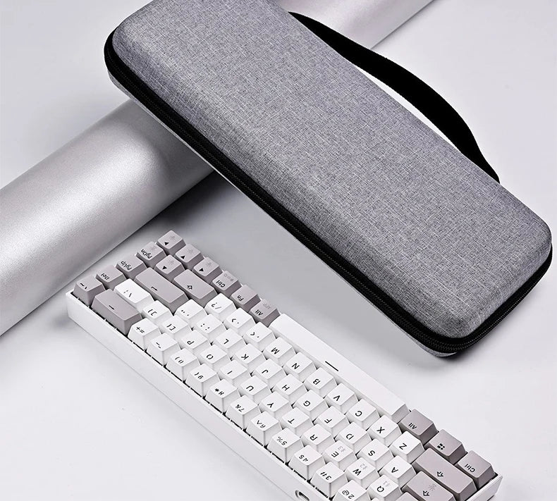 1pc EVA Protective Case for Keyboard, Waterproof Travel Storage Bag Fits 61 Key 87 Key 104 Key Full Size Mechanical