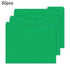 50Pcs Manila File Folders Standard Letter Size File Folders Business Document Organizers Home Office Organization School Supply