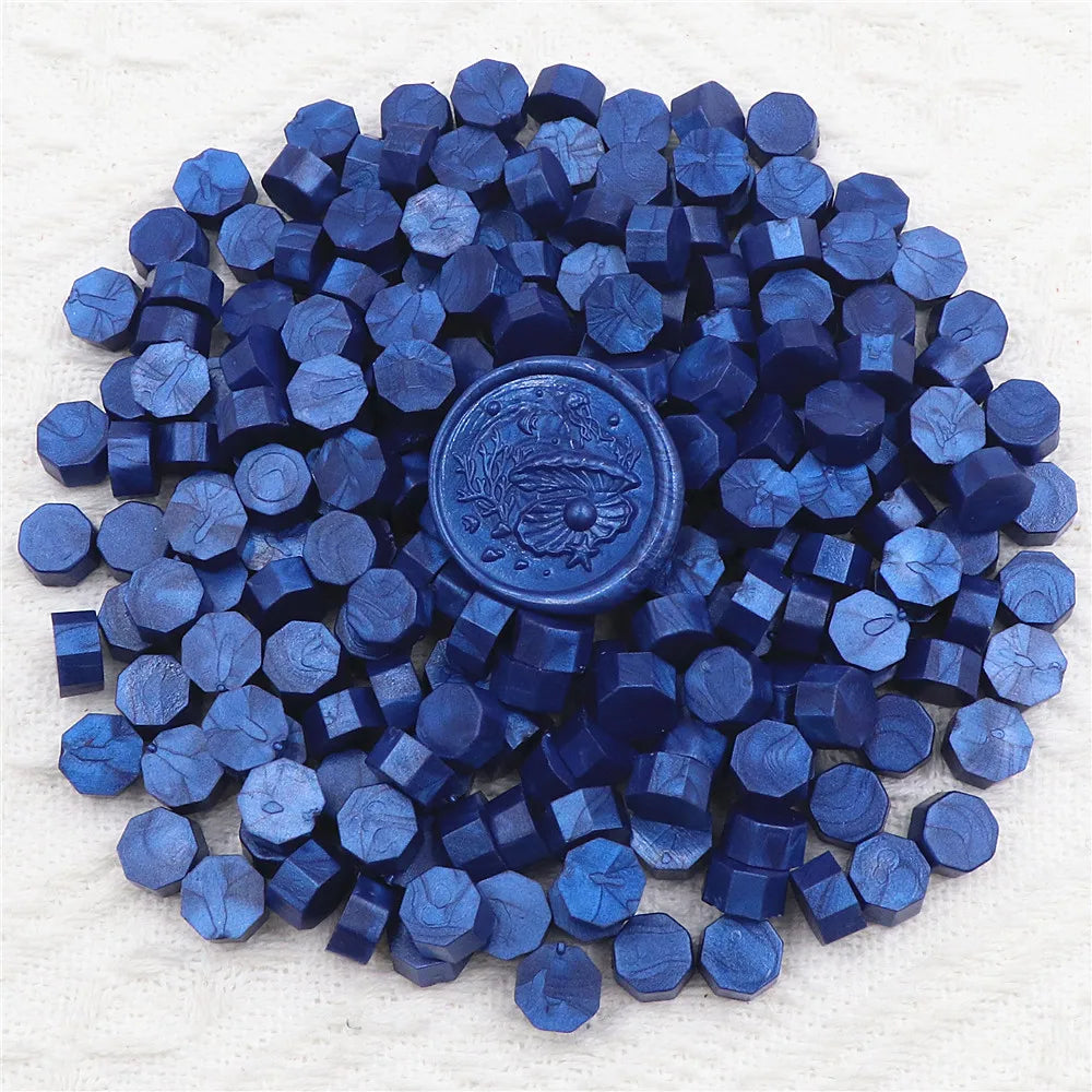 200pcs Octagon Sealing  Wax Beads for Wax Seal Stamp for Scrapbooking Cards Envelopes Wedding Invitations Gift Packaging