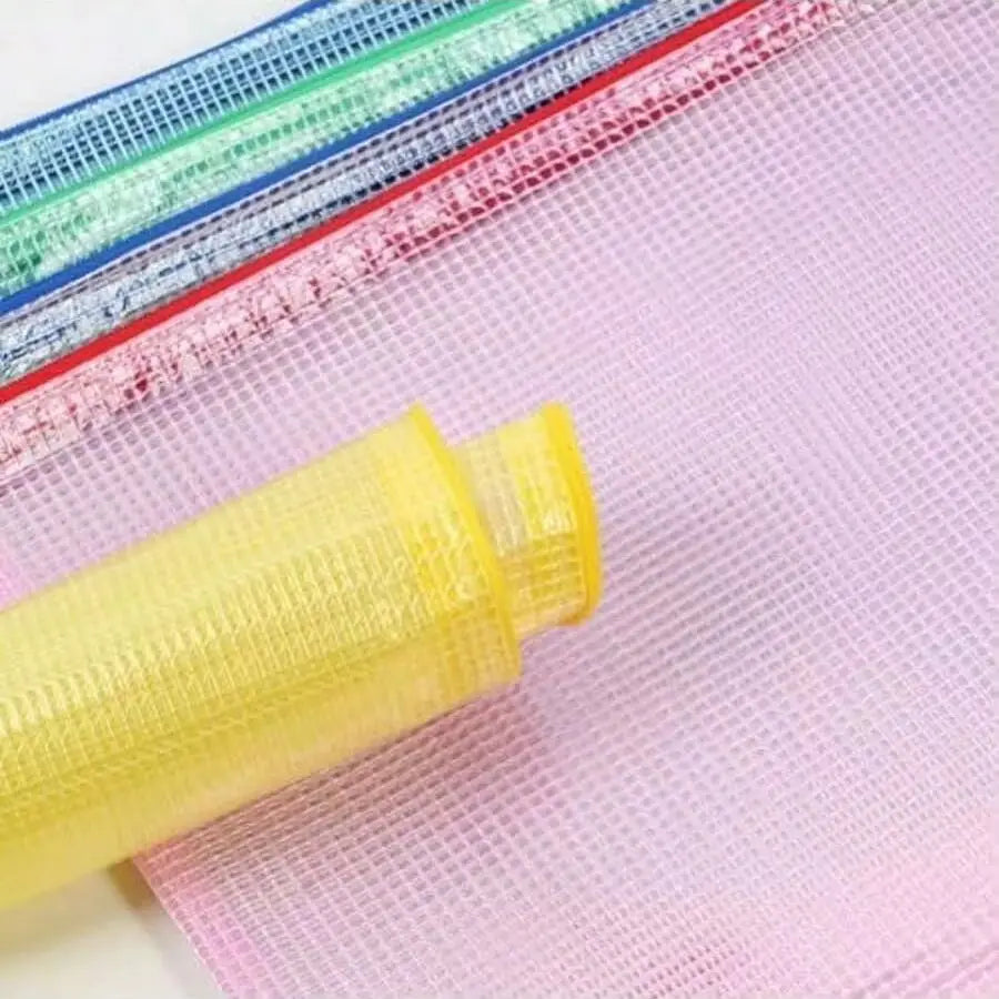 Large Capacity Waterproof A4 File Bag Zipper Document Storage Bag for Desktop Game School Textbook Suitable Office Supplies