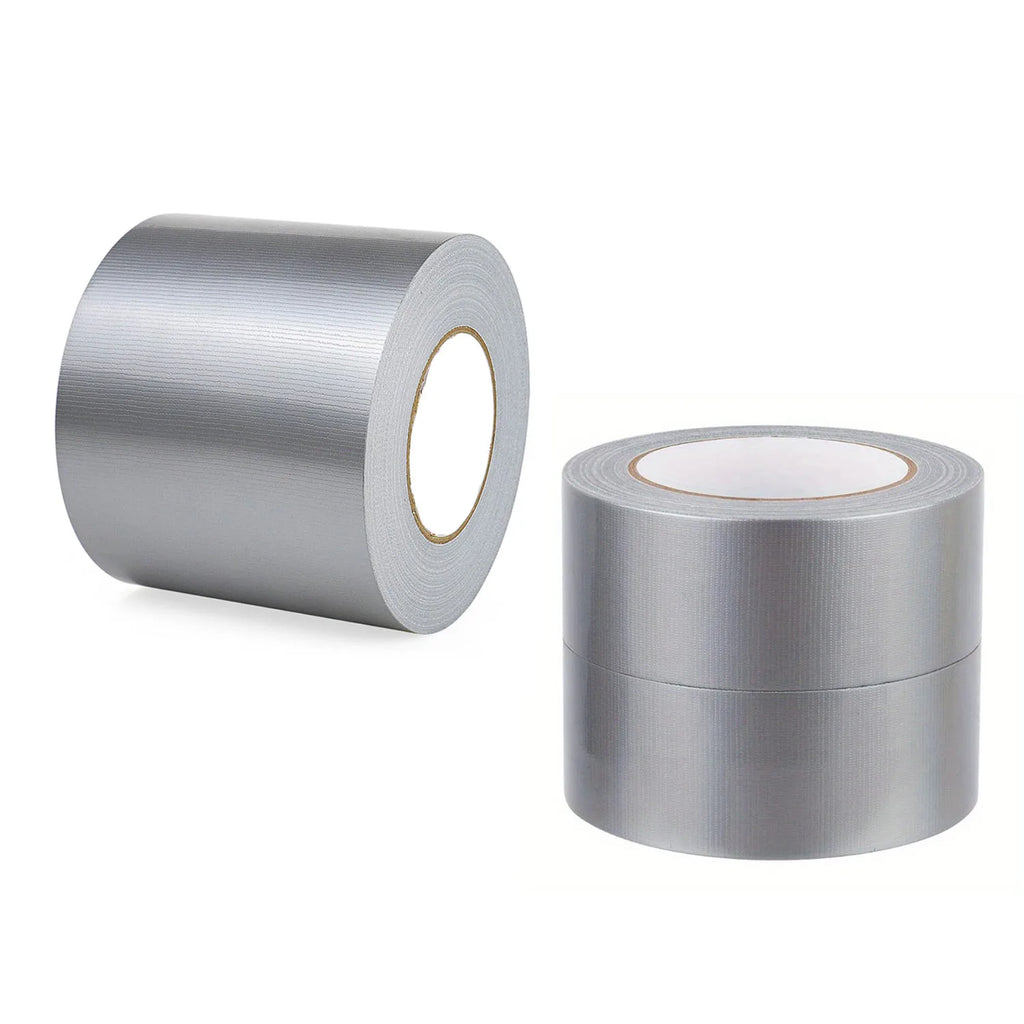 18M/59 Feet Silver Cloth Duct Tape Heavy Duct Waterproof Strong Adhesive Tape for Packing Sealing Moving Label