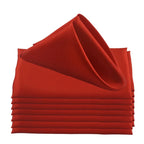 30pcs Satin Square 30cm Napkins Handkerchief Table Dinner Napkin For Wedding Party Decoration Birthday Christmas Cloth Tea Towel
