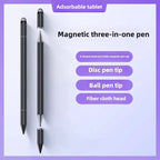 3 in 1 Magnetic Stylus Pen for IOS Android Touch Pen for IPad Samsung Xiaomi Huawei Tablet Smart Phone Drawing Capacitive Pencil