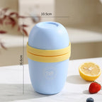 Double Layer Overnight Oats Container with Lids and Spoons Seal Breakfast Cup Milk Cup PP Large Capacity