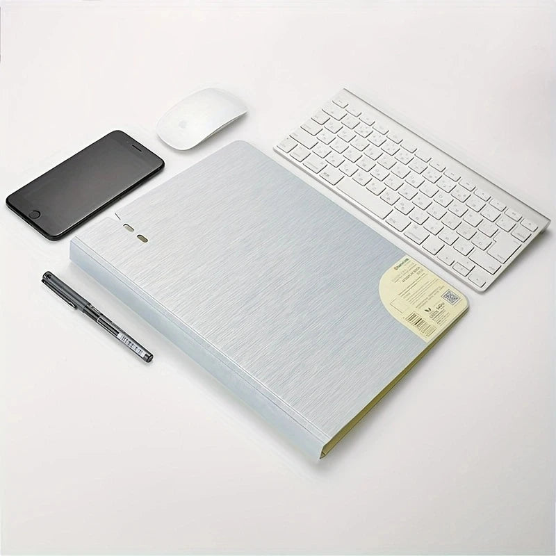 NEW Perforated Folder 4-Hole D-Shaped Binder Transparent Shell Pp File A4 Quick Fishing Storage