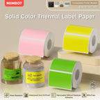 NIIMBOT B21/B203/B3S Label Machine Printing Paper Self Adhesive Label Waterproof Oil Resistant Tear Resistant Label