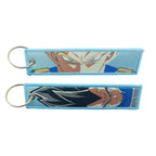 Dragon Ball Embroidery Cool Keychain Lanyard Anime Manga Series Badge Holder USB Pendant Portable Key Lanyard Accessories