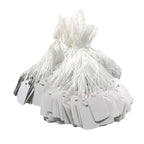 500Pcs/lot Jewelry Price Label with Cotton String Commodity Price Tag Shop Price Card DIY Gold Silver Blank Price Display Card
