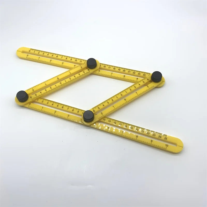 1pcs Flexible 4-Fold Ruler Portable Precision Measuring Tool for Woodworking Construction DIY Gift