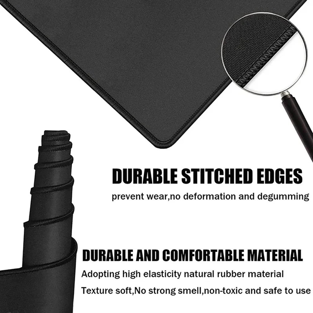 Gaming Large Mousepad Anti-slip Rubber mouse mat Computer Gamer Desk Mat Stitched Edge Large Gaming Mousepad for CS GO LOL Dota