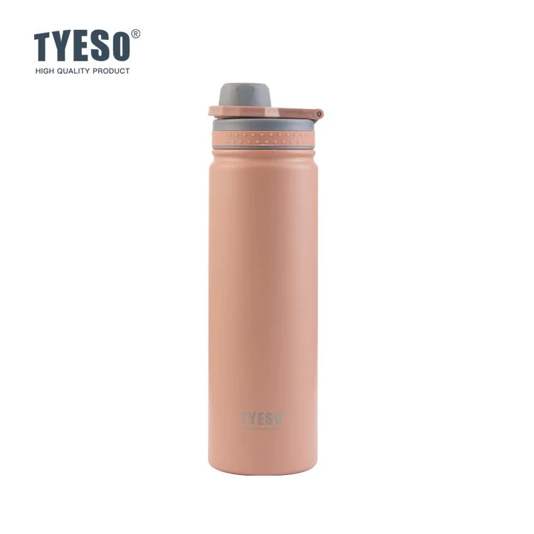 TYESO Thermos Bottle Car Insulated Flask Water Tumbler for Outdoor Sports Travel Vacuum Flasks Stainless Steel Thermal Cup