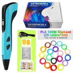 3d Pen for kids Creatived Toy DIY 3D Printing Pen Type-C Rechargeable 3D Pens Set with 200M PLA Filament for Children Gift