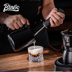 New Milk Foamer Bincoo Coffee Frother Rechargeable Handheld Coffee Milk Electric Handle Blender Egg Beater Espresso Tool