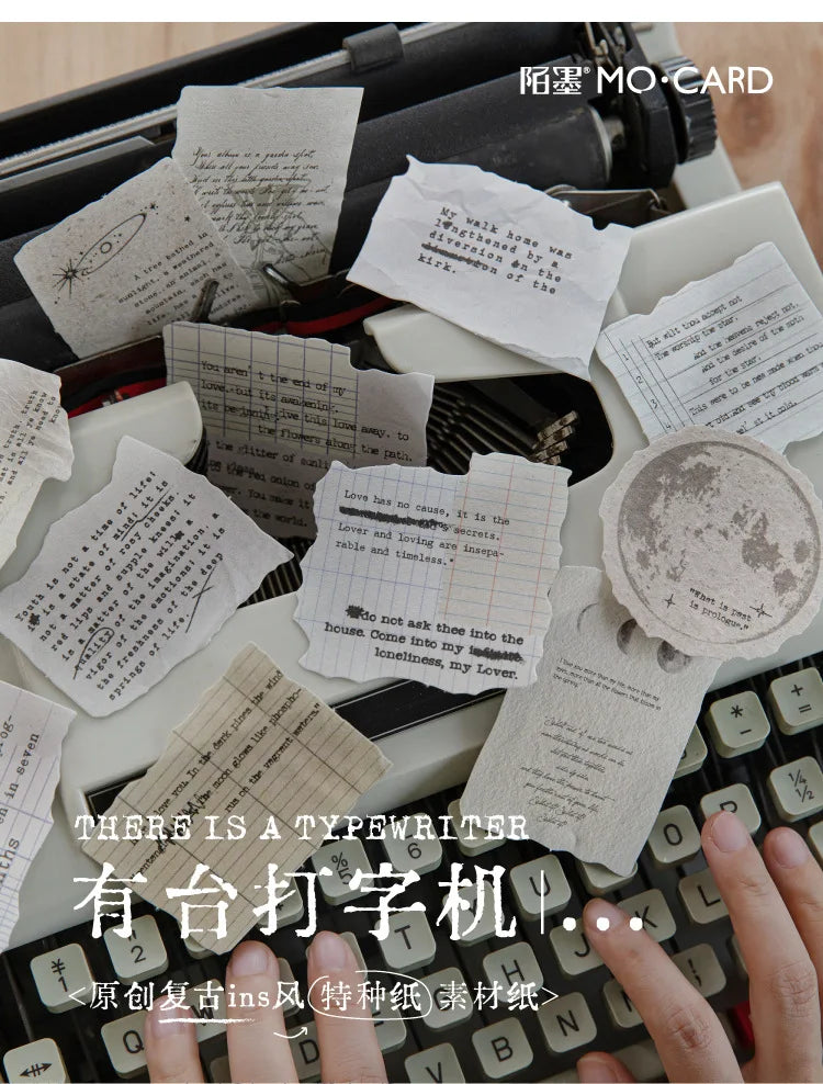 20Pcs/pack Retro Hard Card Stock Paper Essential for Handmade DIY Retro-style Journal Decor Cards