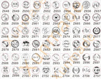 Customize Embossing Stamp Wedding Monogram Embosser Stamp,Personalized 2 initials Embosser Stamp,Wedding gift,hand held embosser