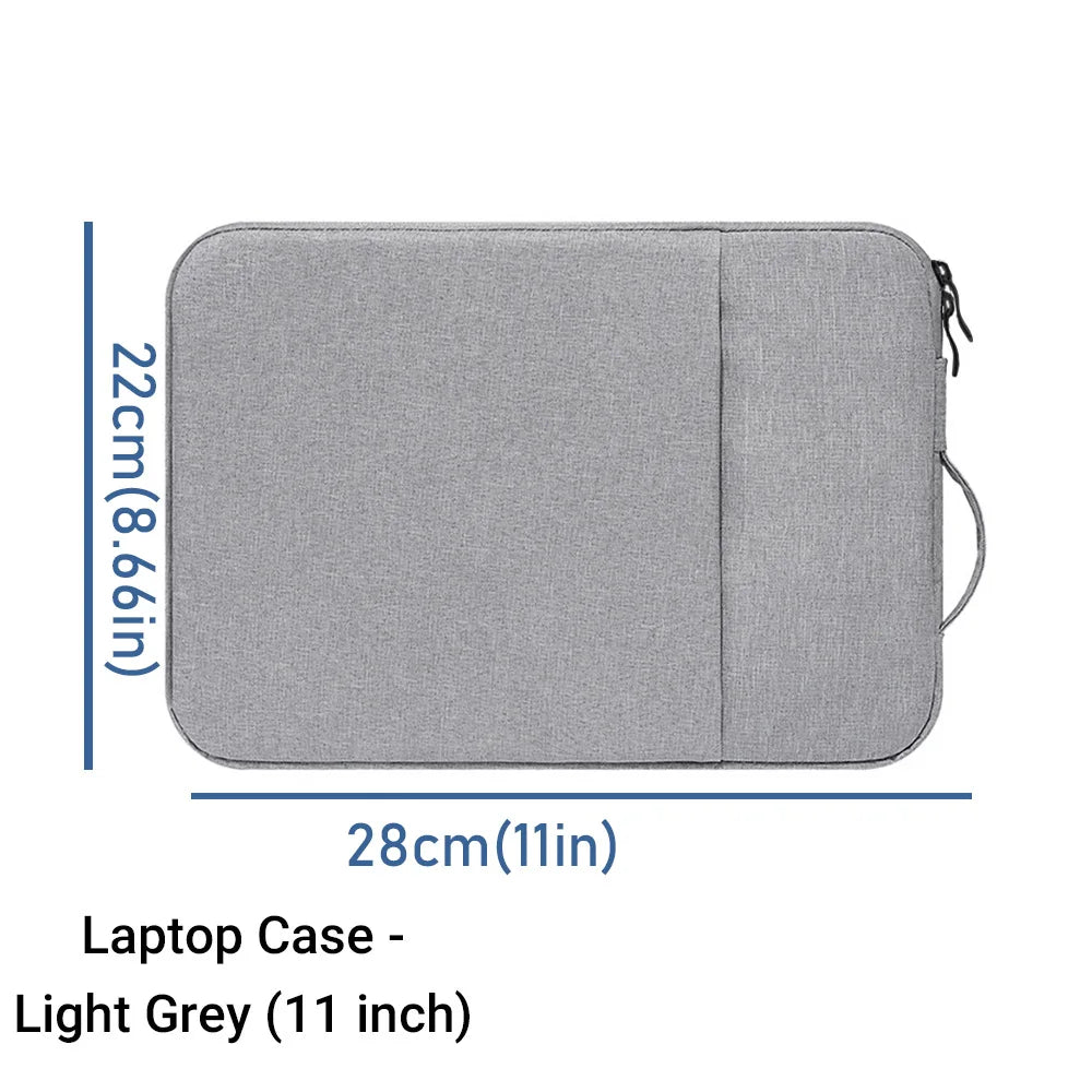 Waterproof Laptop Bag Sleeve Tablet Cover For MacBook Air Pro Xiaomi Dell Acer Notebook Computer Case 11 12 13 14 15 15.6 Inch