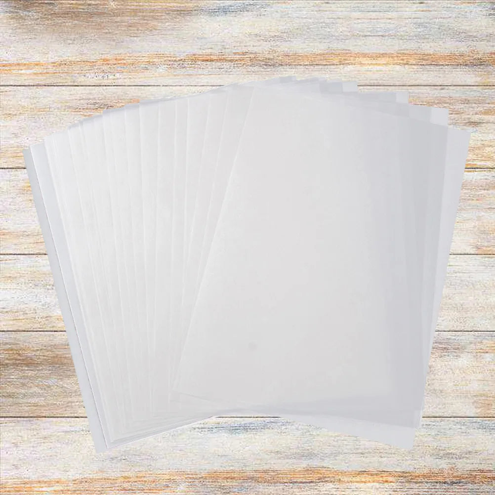 60Pcs Paper Tracing Paper Set Fade Resistant Translucent for Engineering Drawing Calligraphy Copy Sketching Art