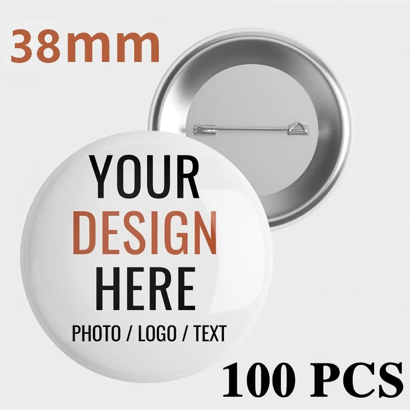 Custom Tinplate Enamel Pins Personalized Creativity Pictures Text Logo Metal Lapel Brooches Jewelry Badges Gifts Wholesale