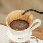 100pcs Environmentally Friendly Log Pulp Paper Coffee Filter Coffee Brewing Filter Hourglass Bag