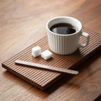 1PC Black walnut coffee stirrer, Japanese solid wood jam butter spatula