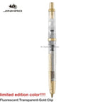 JINHAO 20 Press Fountain Pen Retractable EF/F Nib Plastic With Clip School Supplies PK 10 A1 Stationery Writing Ink Converter