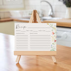 50pcs Double-sided No-smear Cardstock Blank Thick Recipe Note Cards，family Menu And Record Kitchen Information Classification