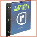 WOT I Telescoping 3 Ring Binder 1 Inch, Expandable Binder - Patented Design for Easy Portability, Holds 8.5x11 Paper, Perfect for School, Office & Home Organization