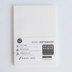 A5 A6 80Sheet Paper Refill Agenda Planners Diary Grid Line  Binder Sheets Six Hole envelope zip pouch Office School Stationery